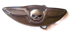 Harley-Davidson Winged Skull 5&Prime; Belt Buckle 97785-08V ©2007
