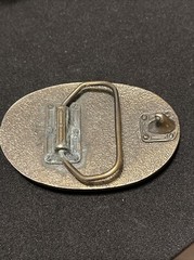 Bass Anglers Sportsman Society Belt Buckle 25th Anniversary 1992 Sport Fishing