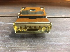 Solid Brass Military Web Belt Buckle 1.25&Prime; Unbranded Listing Is For ONE Buckle