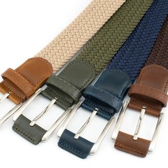 Mens Belt – Braided Stretch Golf Belt for Men Mens Gift for Golf Pants 105CM