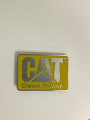 CAT Diesel Power Logo Metal Belt Buckle