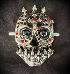 “Diseased” Skull Belt Buckle Archive 2007-09 Reworked 2026 OOAK Darren McNeese
