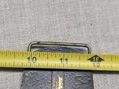 vintage COLORADO belt buckle MOUNTAINS above all SOLID BRONZE cowboy WESTERN