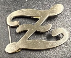 Bold Capital “z” Cut-Out Belt Buckle – Personalized Style Statement!