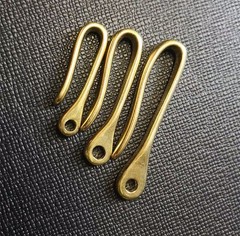 Brass Fish Hook Belt Clip Keychain Holder Key Manager lot