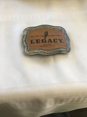 SB09101 REALLY NICE **LEGACY BLENDED CANADIAN WHISKY** BELT BUCKLE