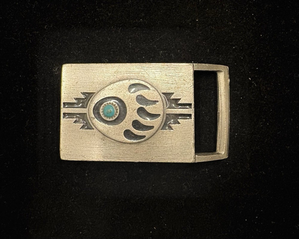 JEAN&rsquo;S FRIEND vintage-style Western belt buckle bear claw design RARE