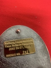 1998 Carolina’s 47th National Square Dance Convention Belt Buckle-#231 Charlotte