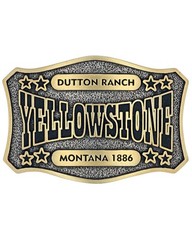 Montana Silversmiths Two-Tone Yellowstone Dutton Ranch Belt Buckle – A911YEL