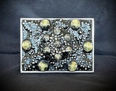 “Heavy Is the Head” New Gothic Industrial Belt Buckle OOAK Darren McNeese