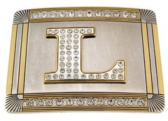 Initial L Letter Belt Buckles Cowgirl Western Cowboy New Men Women Fashion Rodeo