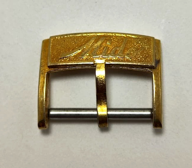 ORIGINAL MIDO MEN&rsquo;S 16MM GOLD PLATED BUCKLE