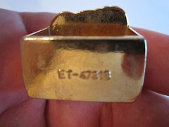 ELEGANT BELT BUCKLE – STAMPED ET 4731B – FITS 1&Prime; – VERY NICE CONDITION