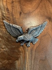 Bald Eagle Belt Buckle Flying Bird Brass Metal Vintage Rare Father’s Day Gift