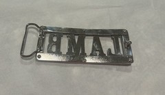 GWEN STEFANI L.A.M.B. LAMB NO DOUBT Belt Buckle