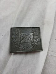 Bergamot Brass Works Belt buckle B-132 Flag American History From 70s S~70x60mm
