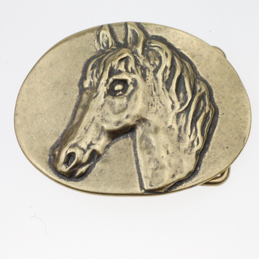 Belt buckle horse pin buckle for 4 cm leather belt pin buckles gs124