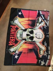 Pantera Belt Buckles Dimebag Darrell Jacket (signed) Flags, Buttons, Hat,