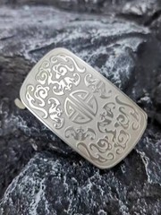 New Pure Titanium Men&rsquo;s Belt Pin Buckle Five Blessings Pattern Anti Allergic EDC