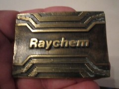 RAYCHEM BELT BUCKLE – BTS SOLID BRASS- GW7