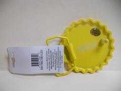 NWT CORONA Beer CAP BOTTLE blue and yellow CIRCLE ROUND Belt Buckle