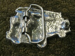 VINTAGE BRAND NEW FIRE TRUCK BELT BUCKLE 1980&rsquo;s