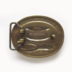 Electrician Trade Tradesman Original Bronze Plated Metal Belt Buckle
