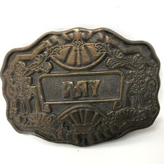 VTG Oden Personalized Name Custom « Ray » Belt Buckle Raymond Ornate Reynaldo