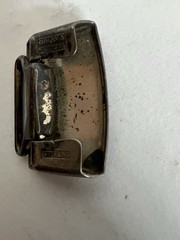 Vintage HICKOK Sterling Art Deco BELT BUCKLE / « K » 3D Monogram