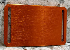 GRIP6 BELT BUCKLE – FOXTAIL ORANGE – 1.5 INCH WIDE – USED