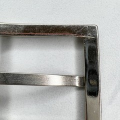 Silver Tone Simple Basic Belt Buckle