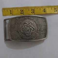 Vintage belt buckle American revolution bicentennial
