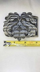 Pewter Oak King Belt Buckle Dryad Design Green Man Wiccan Pagan Celtic
