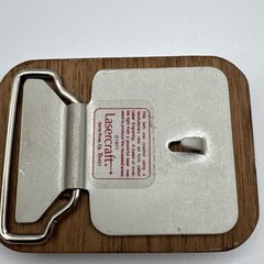 Vintage 1977 Lasercraft Laser Engraved V Formation Geese Duck Theme Belt Buckle