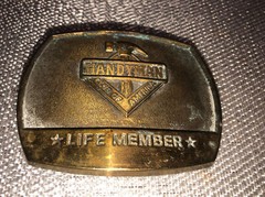 HANDYMAN CLUB OF AMERICA 1996 Bronze Belt Buckle