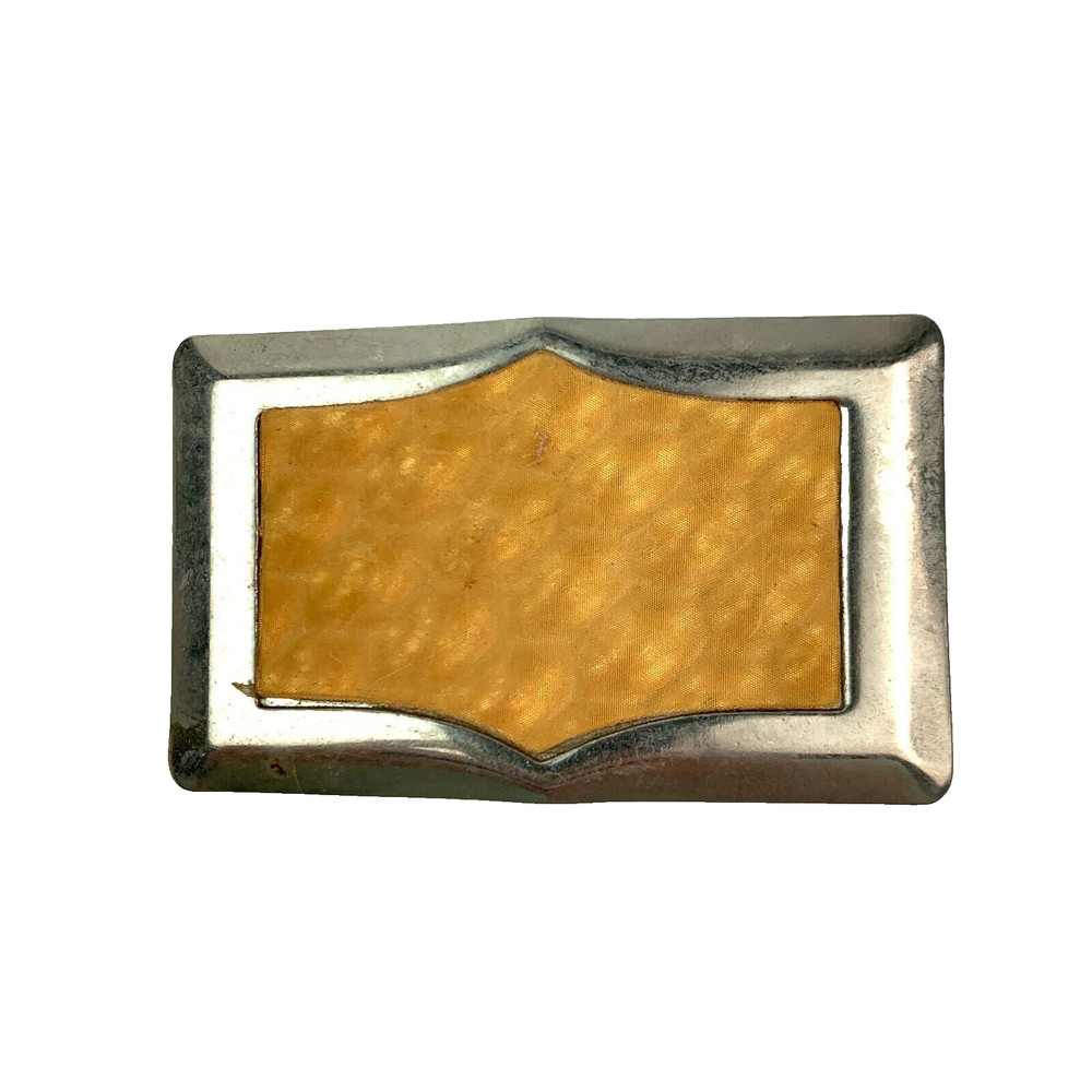 Vintage Unbranded 3D Optical Illusion Metal Belt Buckle