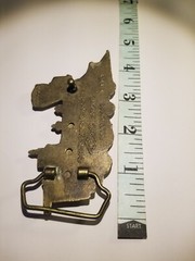 one Locomotive Train Belt Buckles 6101 BBB Baron Brass 1970s Real Road VTG