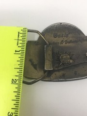 Vintage Oasis Belt Buckle Ebco Manufacturing Co. Columbus Ohio Lewis Buckles
