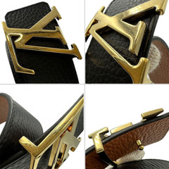 Louis Vuitton Belt M9151 Black Leather 434506