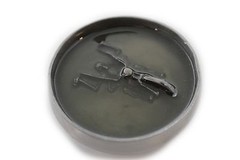 New Men Round Belt Buckle Silver Metal Cowboy Western Biker Skeleton Motorcycle