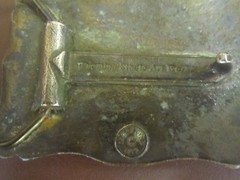 VTG JACK DANIEL&rsquo;S OLD NO:7 Whiskey 1973 BY WYOMING STUDIO ART WORKS Belt Buckle