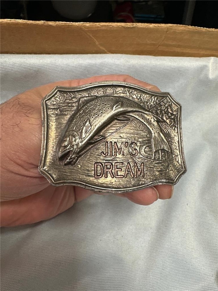 1975 Wyoming Studio Art Works Belt Buckle Jim&rsquo;s Dream