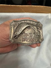 1975 Wyoming Studio Art Works Belt Buckle Jim&rsquo;s Dream