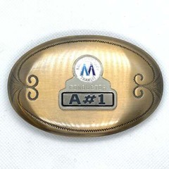 M New York City Transit Conductor A#1 Belt Buckle