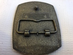 HANDYMAN CLUB OF AMERICA LIFE MEMBER Belt Buckle 1996 Solid Brass Rectangular 3”