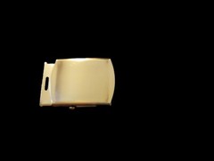 U.S MILITARY STYLE BRASS ROLLER BELT BUCKLE 1.25&Prime; WIDE FOR TROUSER WEB BELT