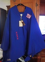 Officially Licensed NFL Mens Softshell Hooded Poncho DIFFERENT TEAMS