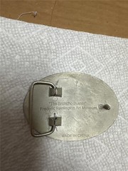 Vintage Frederic Remington Bronco Buster Belt Buckle
