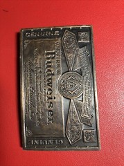 Vintage Budweiser Belt Buckle Copper Tone Anheuser Bush