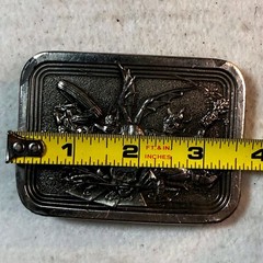 Vintage Baron Buckles Gargoyle Skull Belt Buckle Made USA Gothic Fantasy Biker